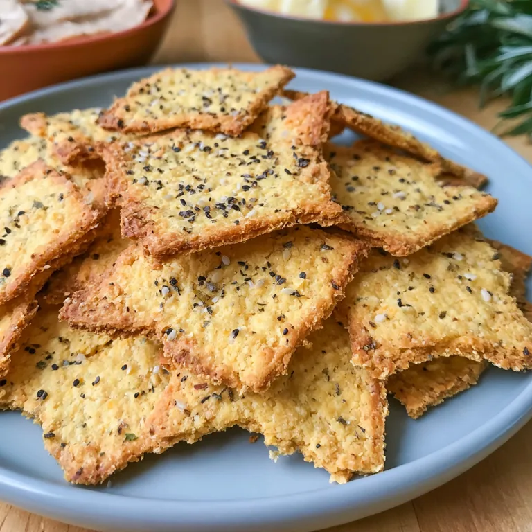 Keto Crackers (3 Ingredients, No Cheese, 3.3g Net Carbs)